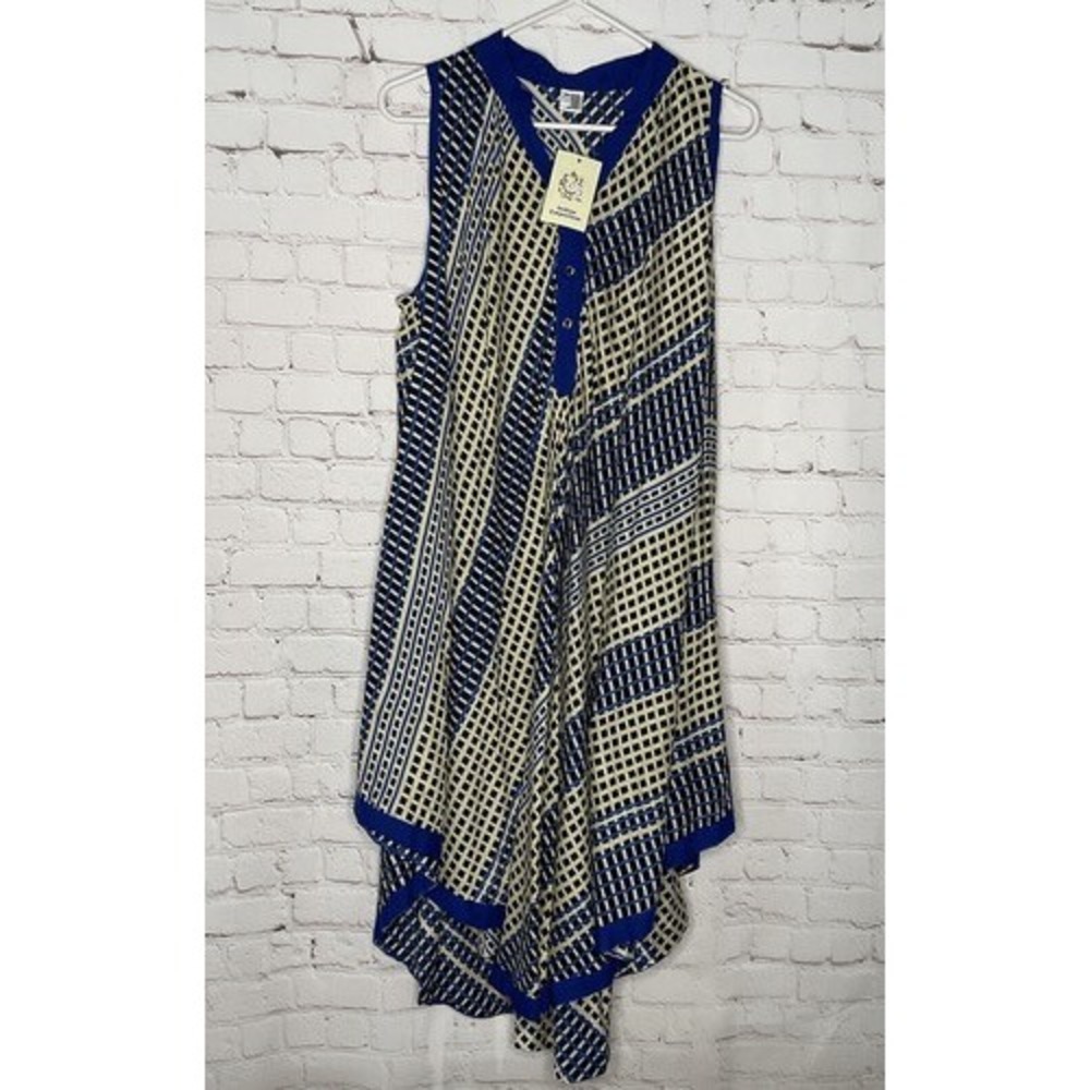 NWT Indian Emporium Bohemian Tent Midi Dress Women One Size India 100% Rayon